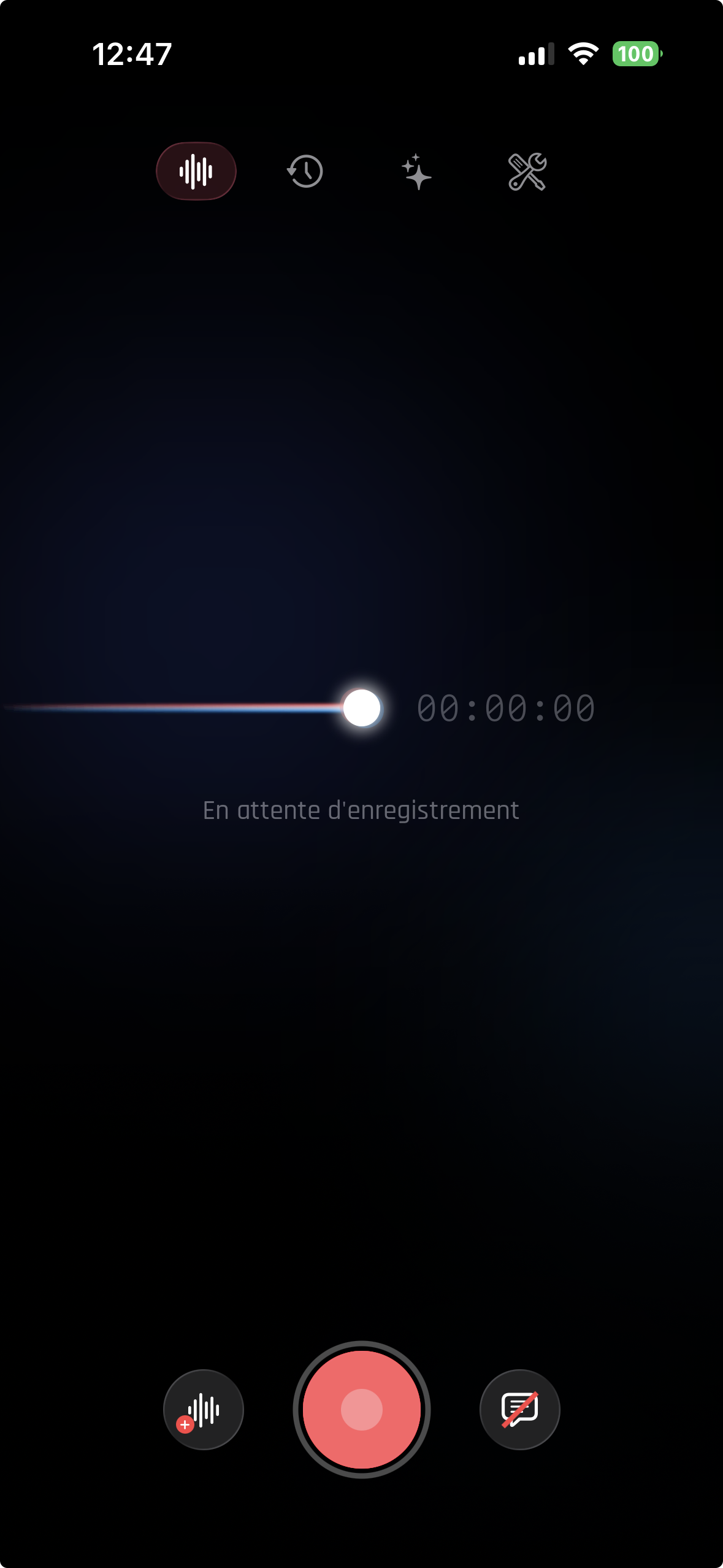 Application Matriv AudioNote